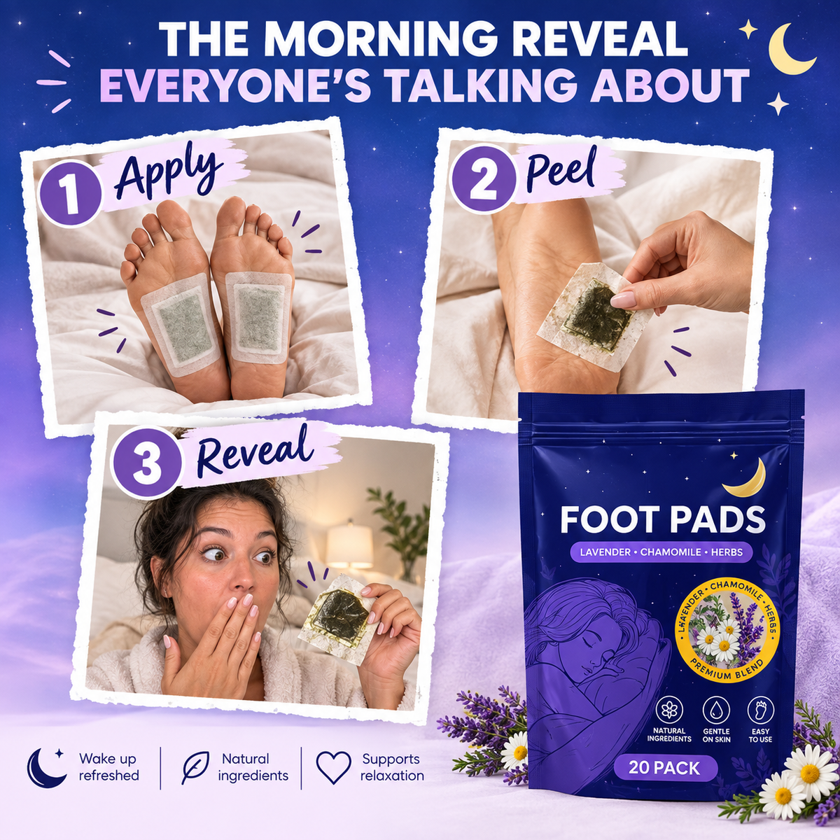 Goodnight Relaxation Foot Pads