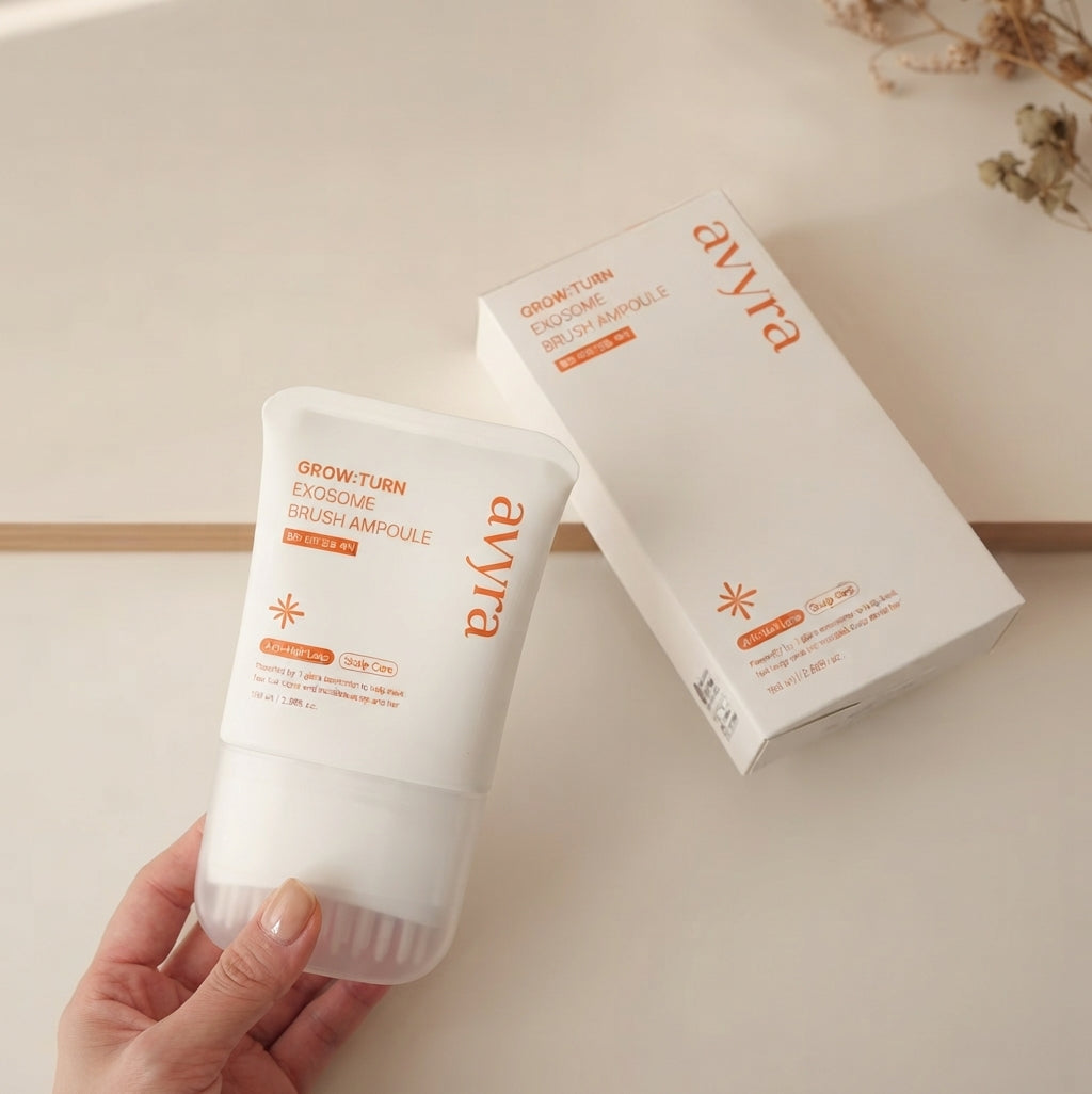 Exosome Hair Growth Serum with Built-In Brush